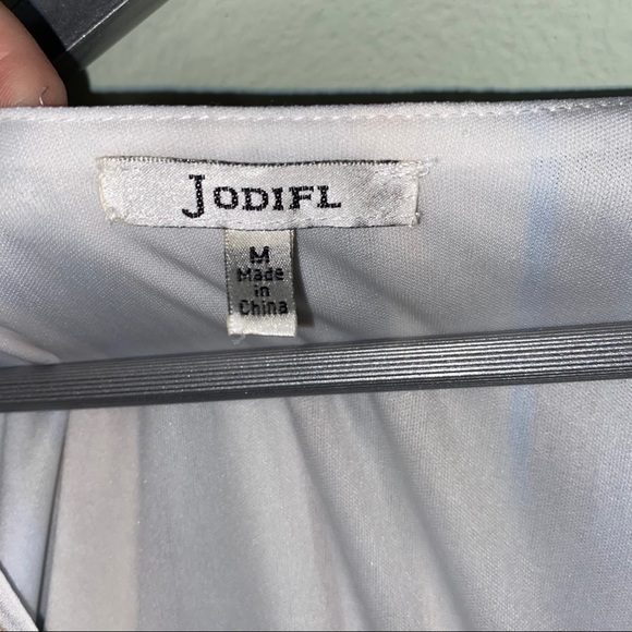 JODIFL Striped Boho Surplice Flutter Sleeve Dress Size M🔥 - Picture 6 of 8